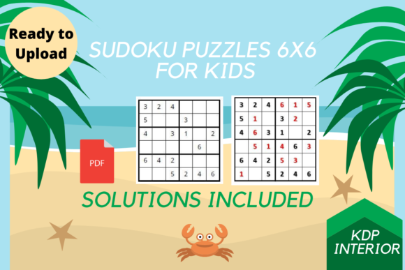Download SuDoKu  Puzzles Interior 6x6 for Kids - Premium Resources