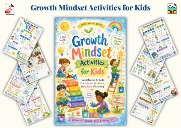 Download Growth Mindset Activities for Kids - Premium Bundle